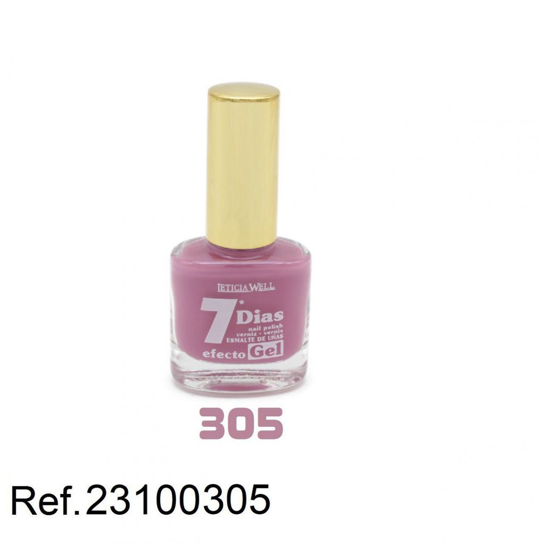 laca de uñas 7 dias efecto gel(0,60 € UNIDAD) PACK 6 LETICIA WELL
