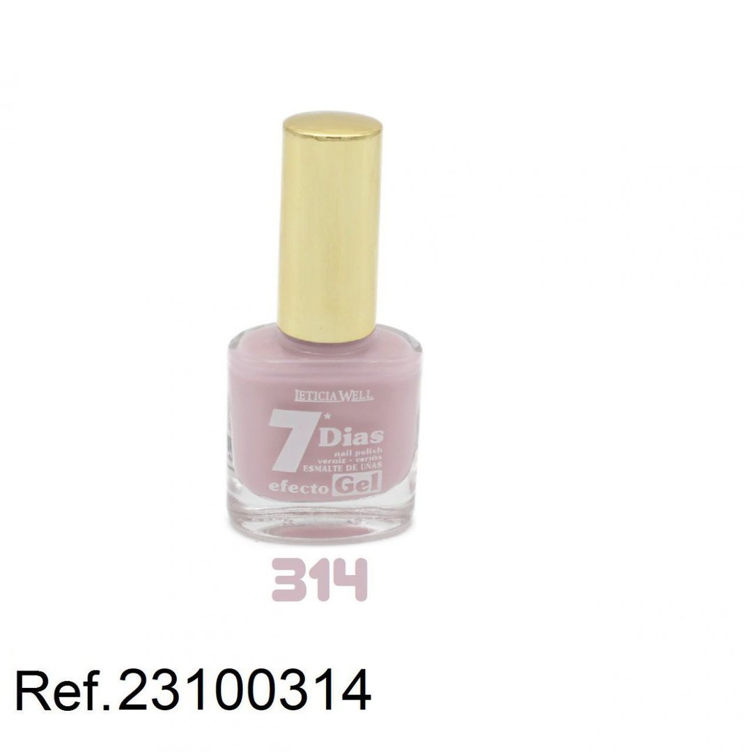 laca de uñas 7 dias efecto gel(0,60 € UNIDAD) PACK 6 LETICIA WELL