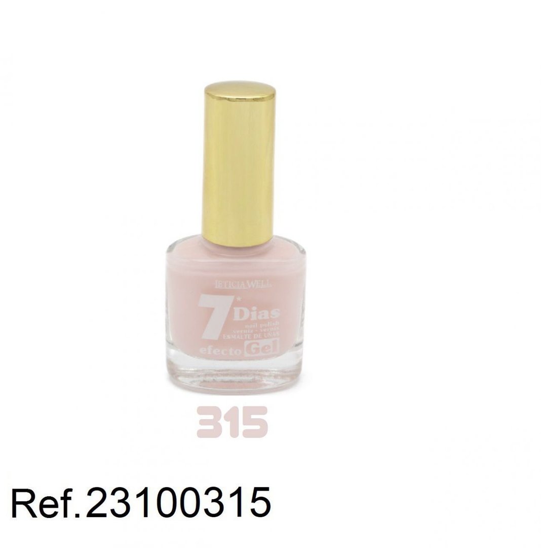 laca de uñas 7 dias efecto gel(0,60 € UNIDAD) PACK 6 LETICIA WELL