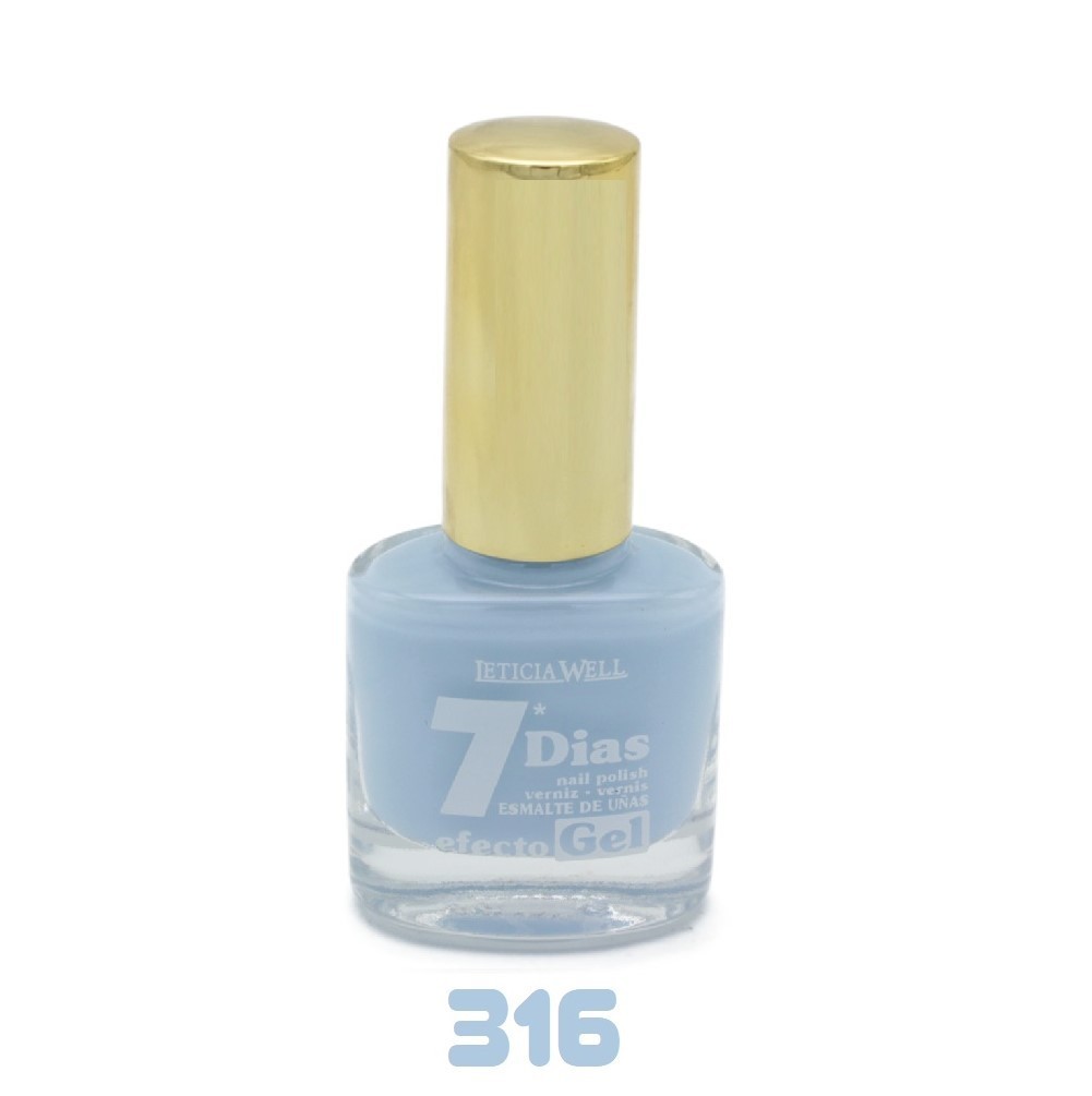 laca de uñas 7 dias efecto gel(0,60 € UNIDAD) PACK 6 LETICIA WELL