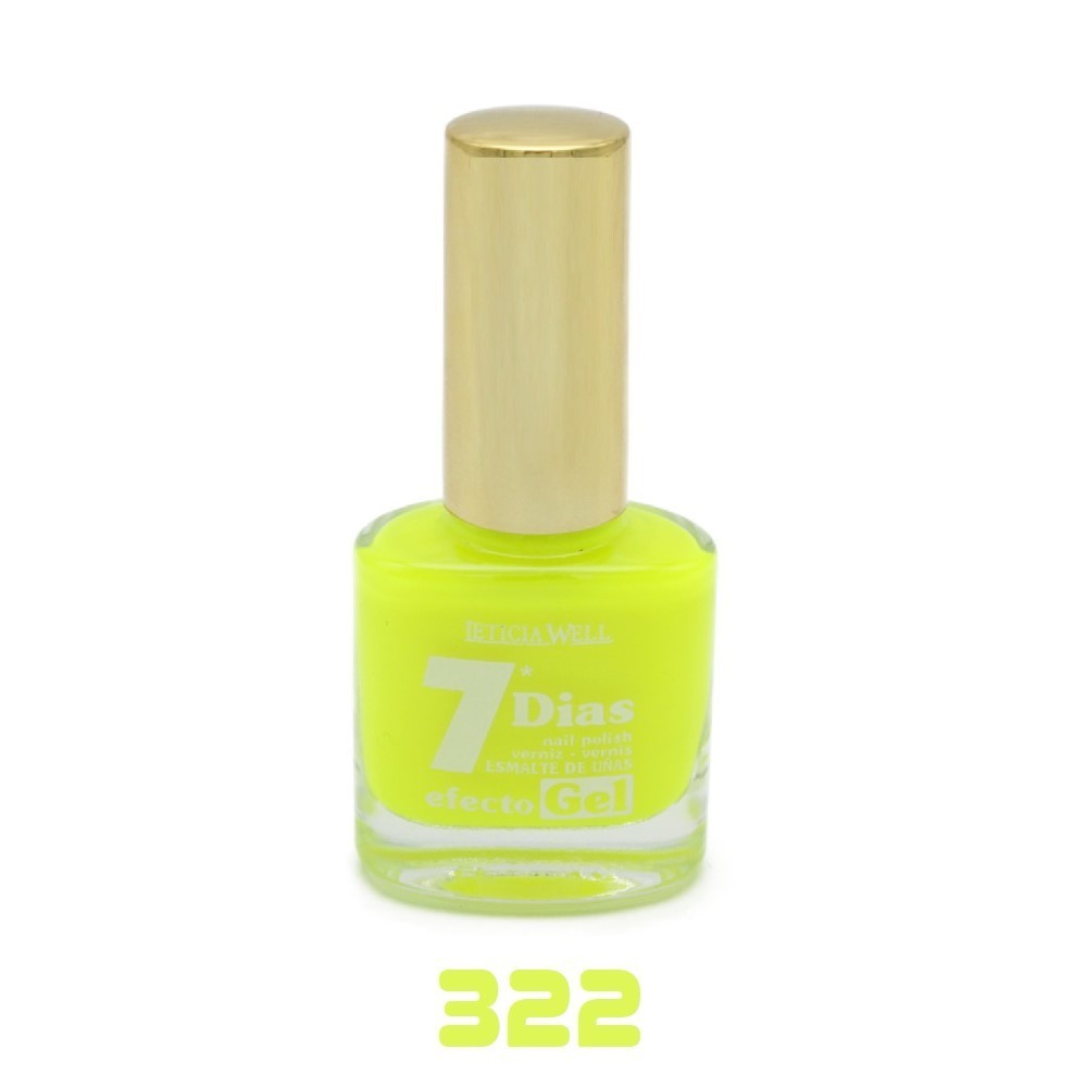 laca de uñas 7 dias efecto gel(0,60 € UNIDAD) PACK 6 LETICIA WELL