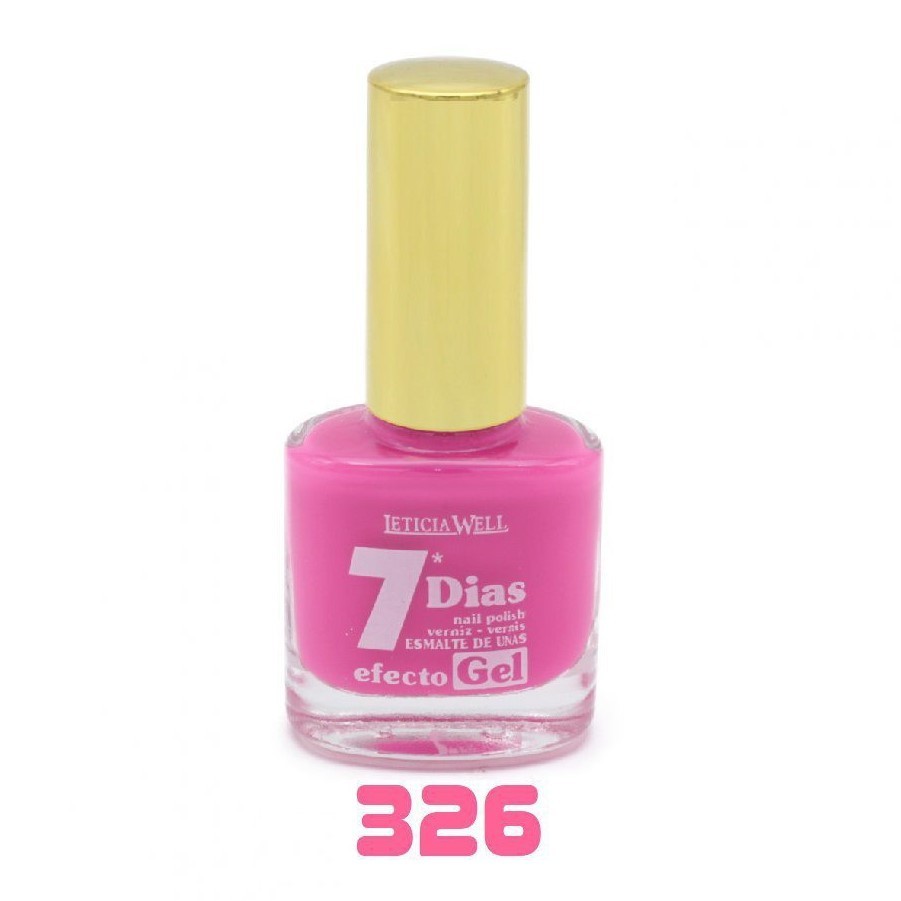 laca de uñas 7 dias efecto gel(0,60 € UNIDAD) PACK 6 LETICIA WELL