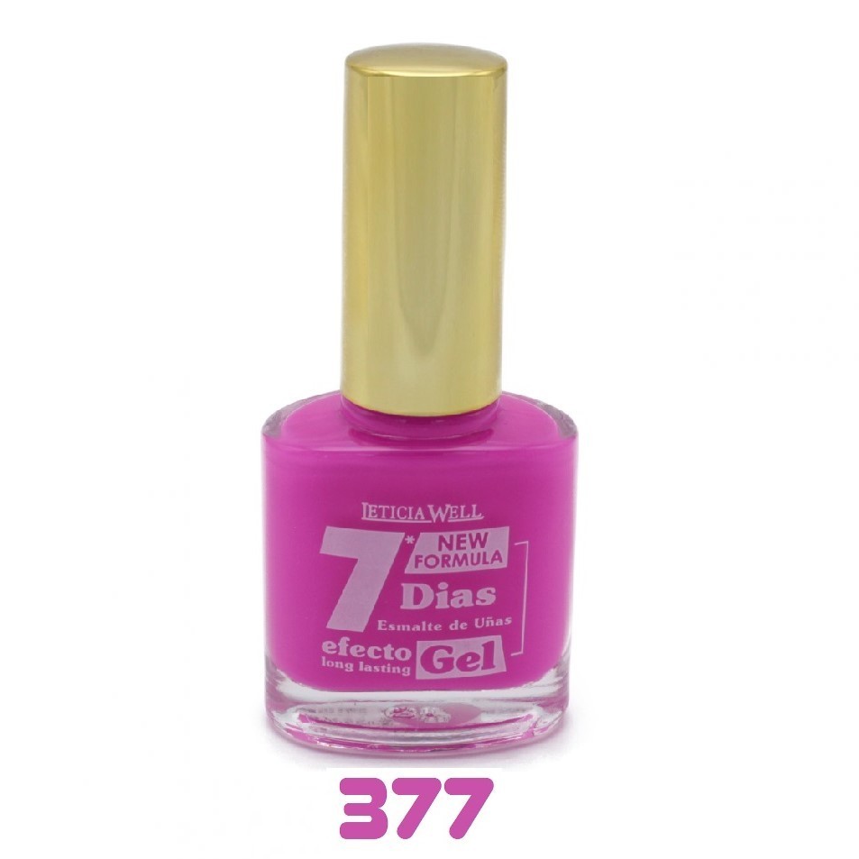 laca de uñas 7 dias efecto gel(0,60 € UNIDAD) PACK 6 LETICIA WELL