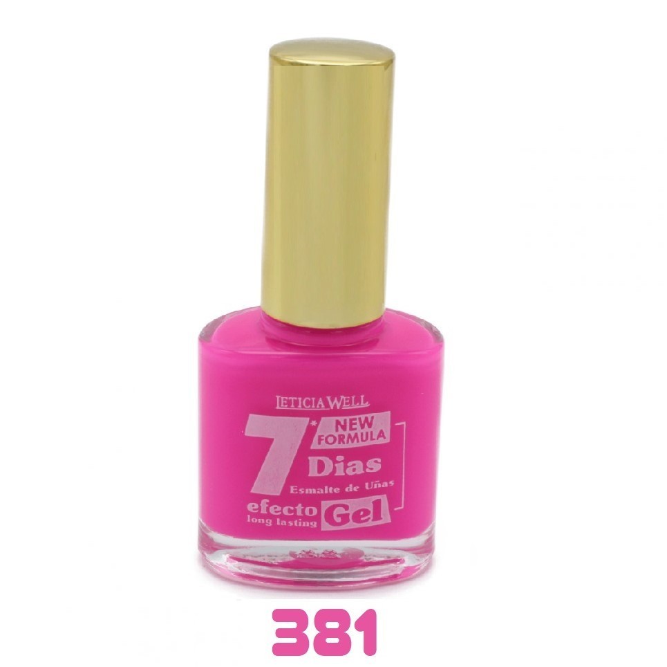laca de uñas 7 dias efecto gel(0,60 € UNIDAD) PACK 6 LETICIA WELL