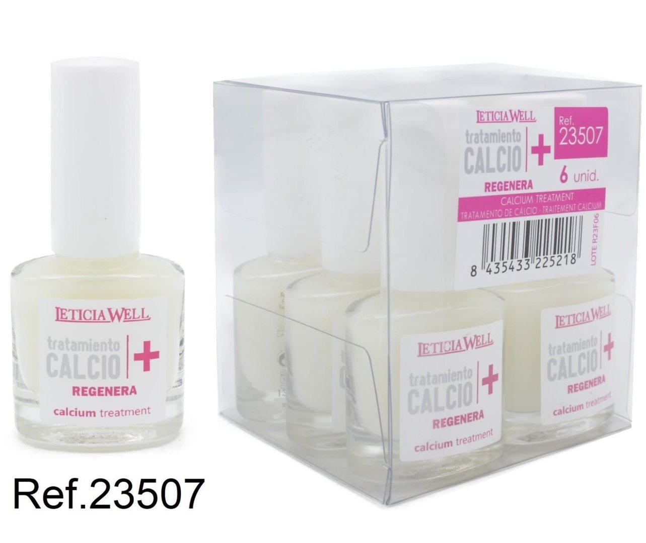 TRATAMIENTO DE UÑAS CALCIO (0.65€ UNIDAD) PACK 6 LETICIA WELL