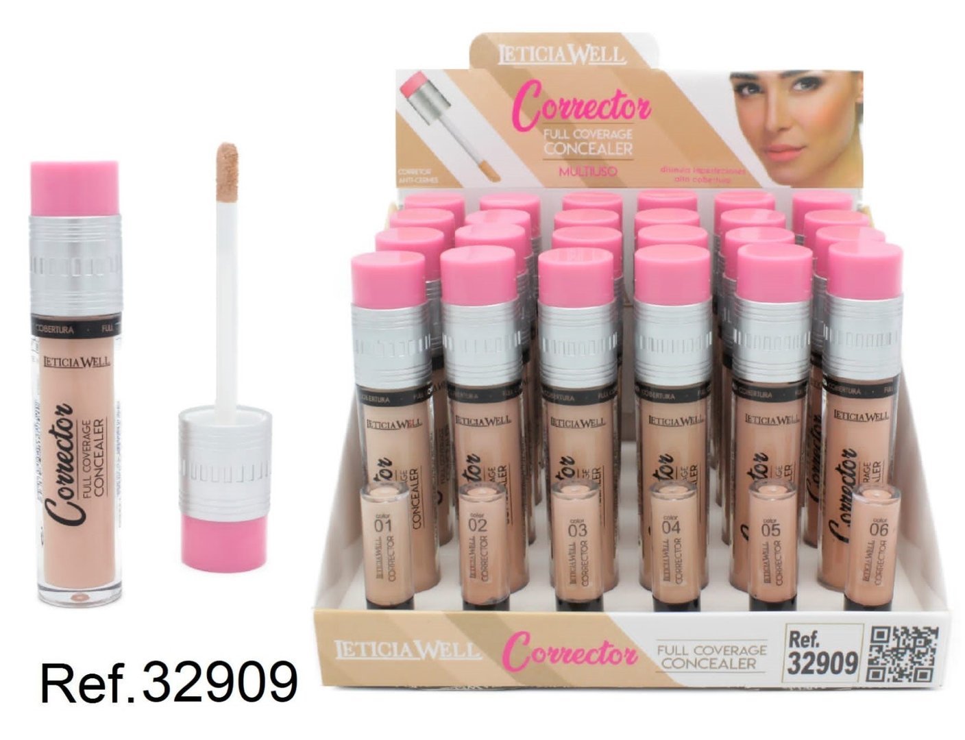 CORRECTOR DE OJERAS (0.80€‚UNIDAD) PACK 24 LETICIA WELL
