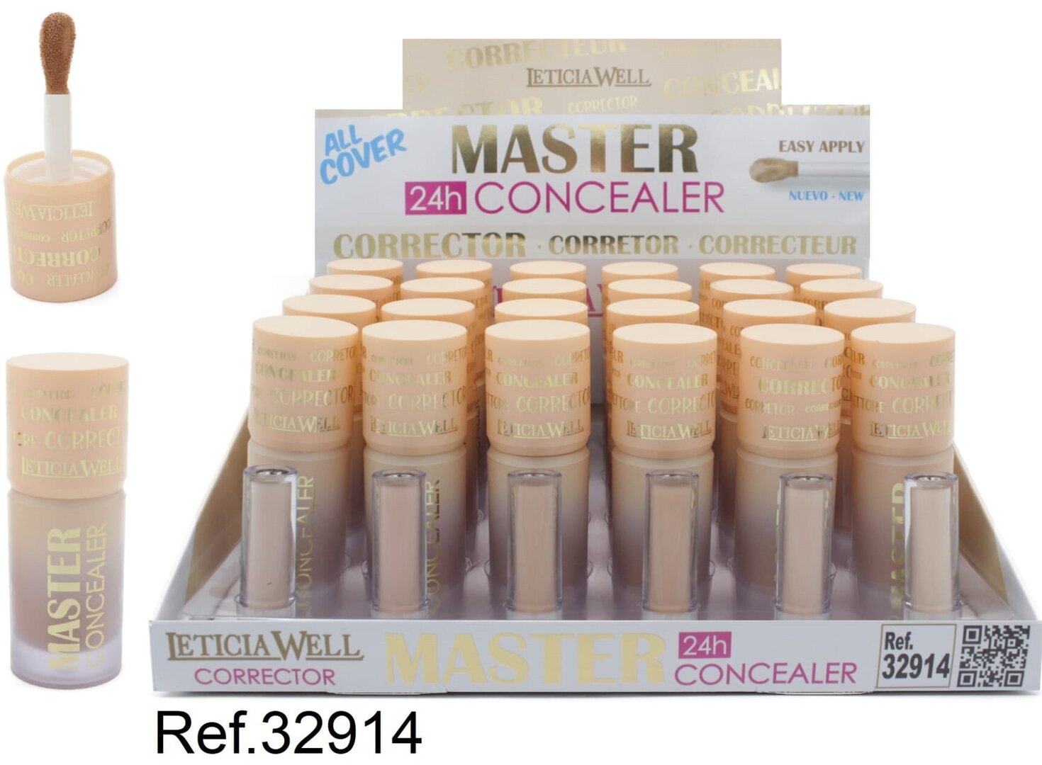 CORRECTOR DE OJERAS (0.95€‚UNIDAD) PACK 24 LETICIA WELL