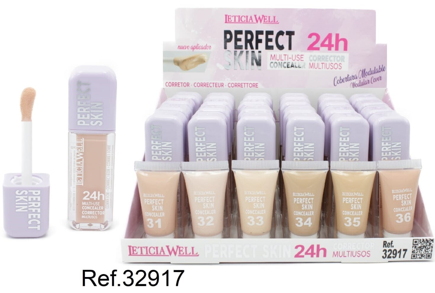 CORRECTOR ojeras(0.95€‚UNIDAD) PACK 24 LETICIA WELL