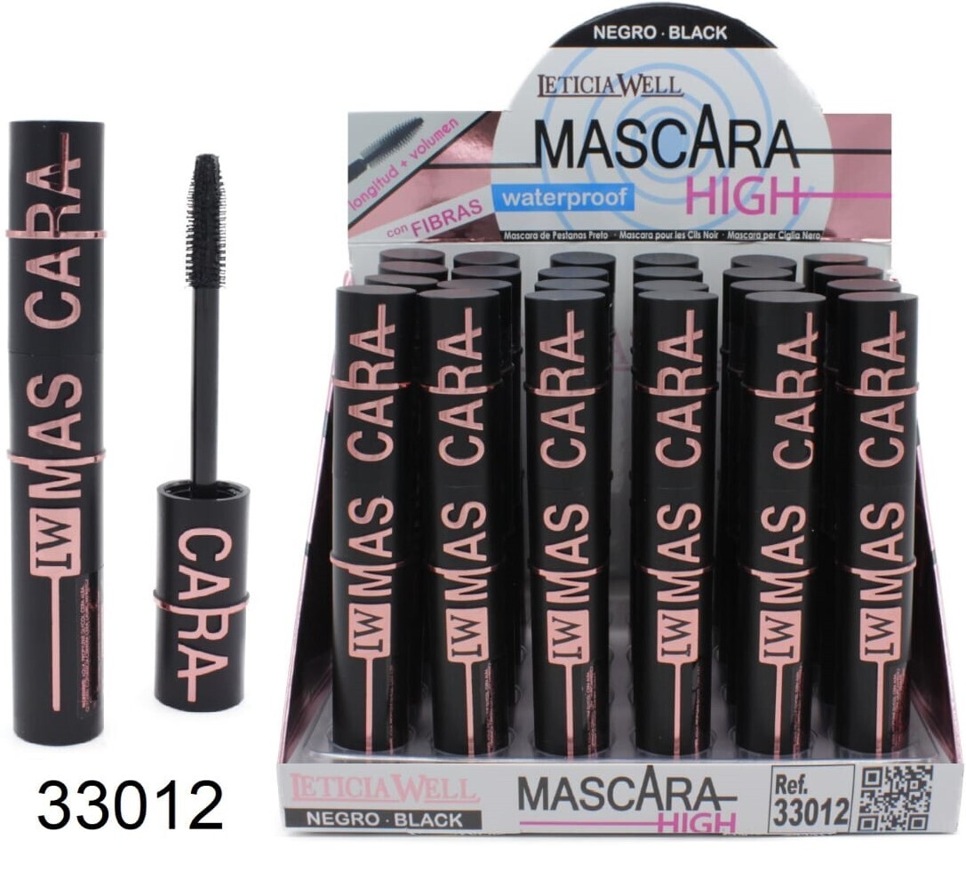 MASCARA DE PESTAÑAS( 0.89€‚ UNIDAD) PACK 24 LETICIA WELL