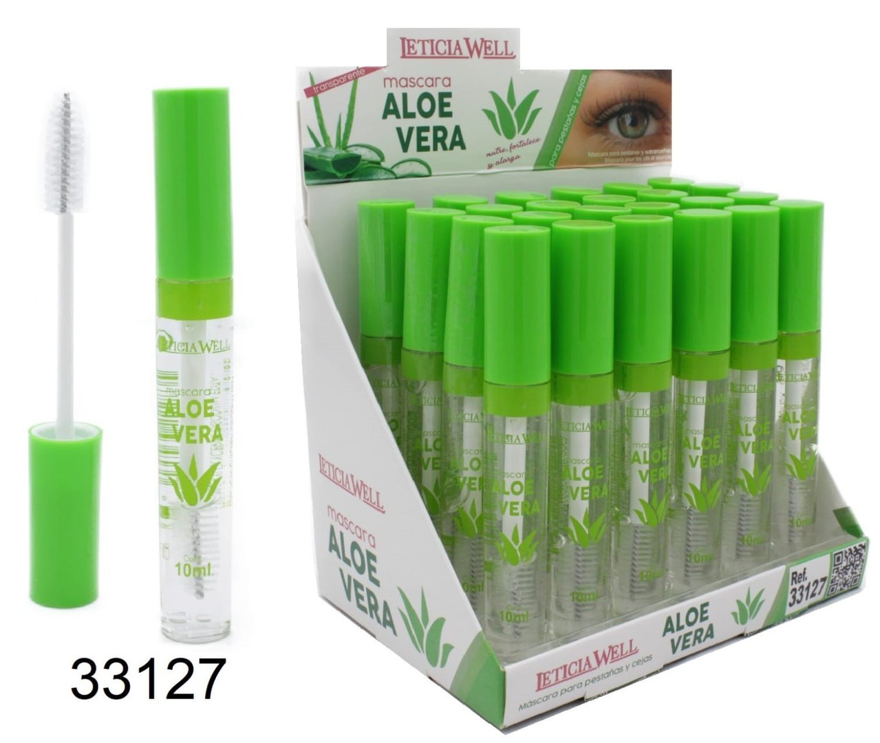 MASCARA DE PESTAÑAS (0.60€ UNIDAD) PACK 24 LETICIA WELL