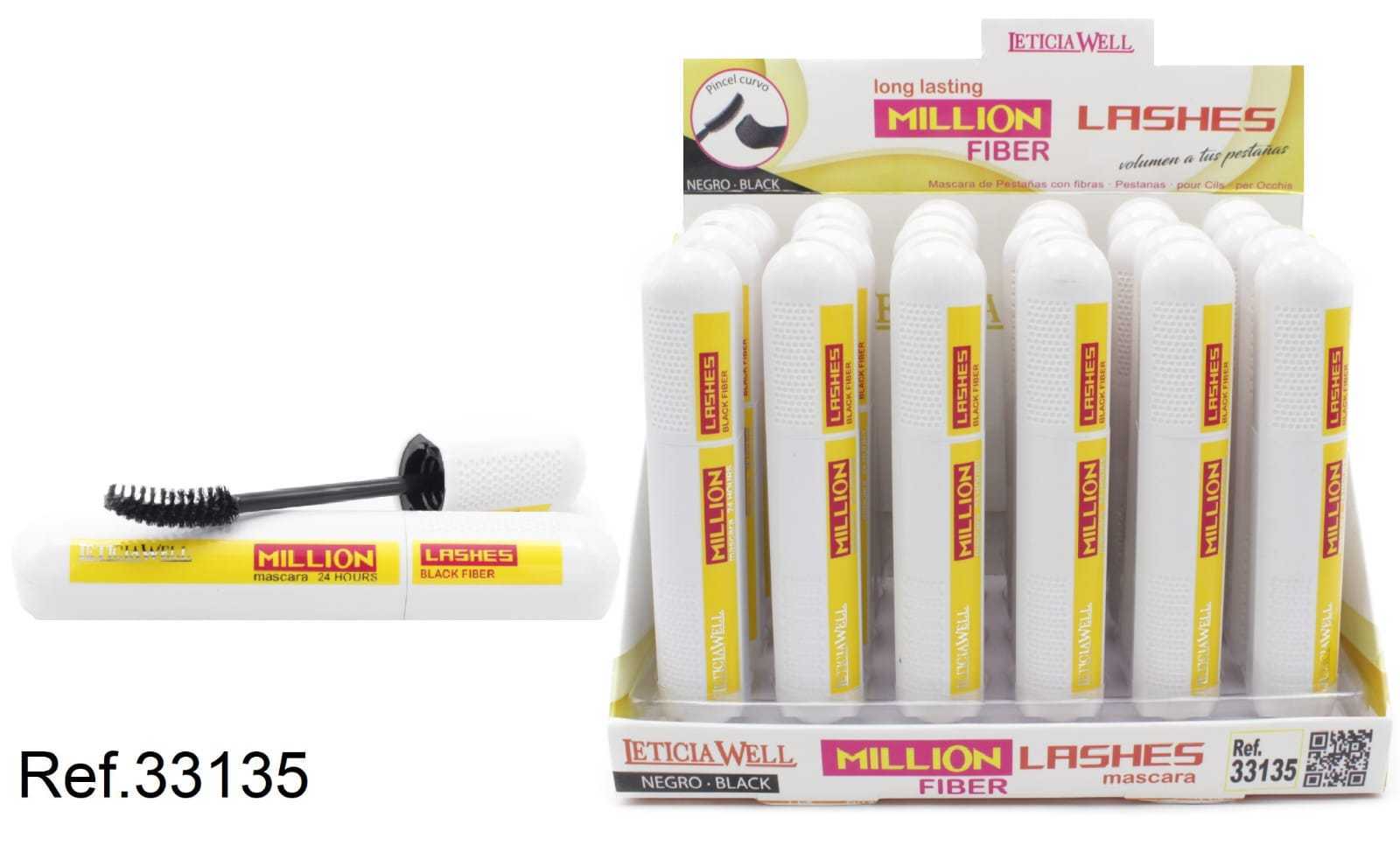 MASCARA DE PESTAÑAS (0.80€) PACK 24 LETICIA WELL