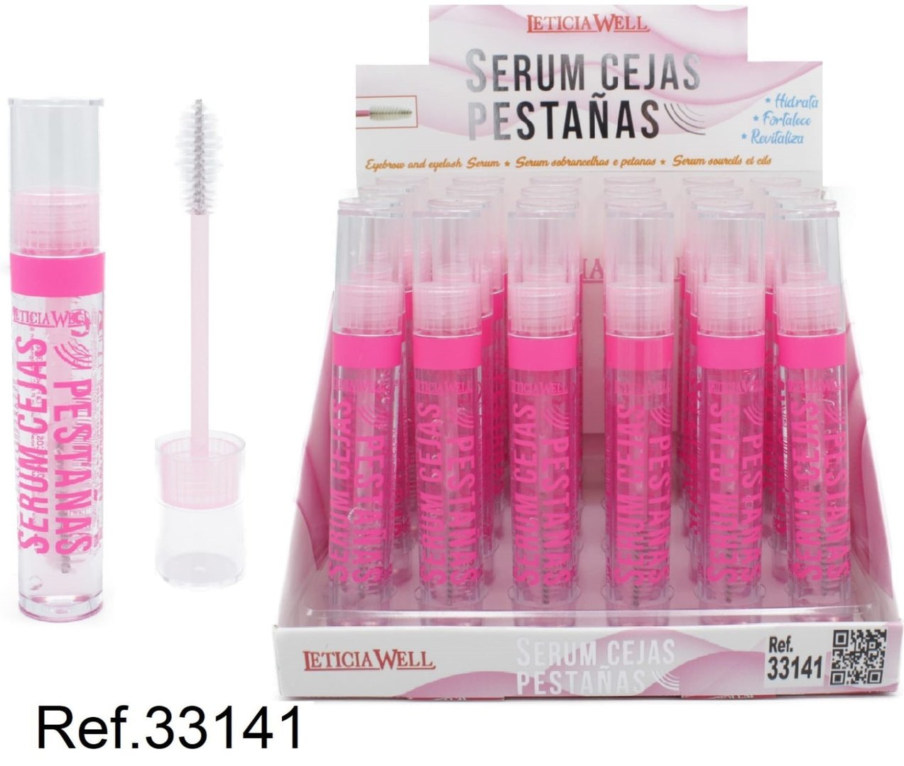 SERUM DE CEJAS + PESTAÑAS( 0.70€ UNIDAD) PACK 24 LETICIA WELL