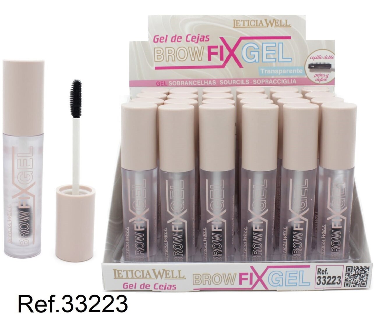 GEL DE CEJAS(0,69€ UNIDAD) PACK 24 LETICIA WELL