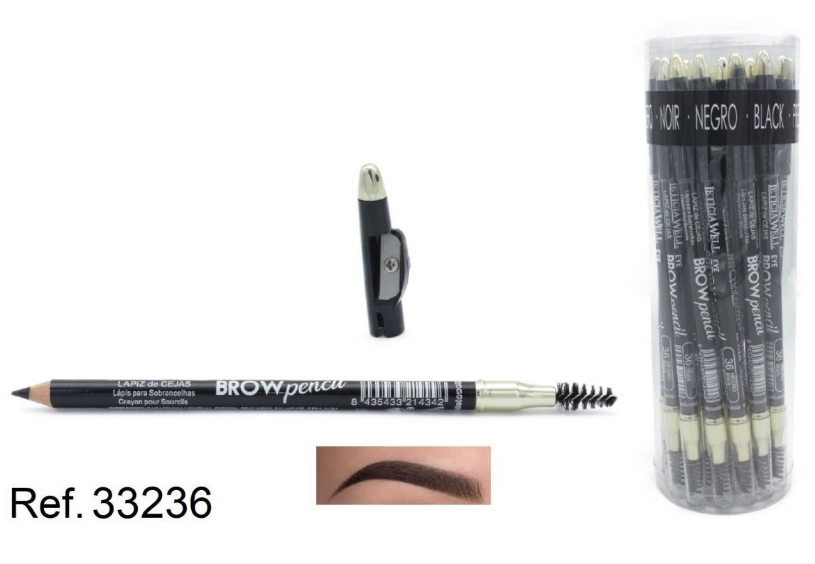 LAPIZ DE CEJAS(0.49€ UNIDAD) PACK 20 LETICIA WELL
