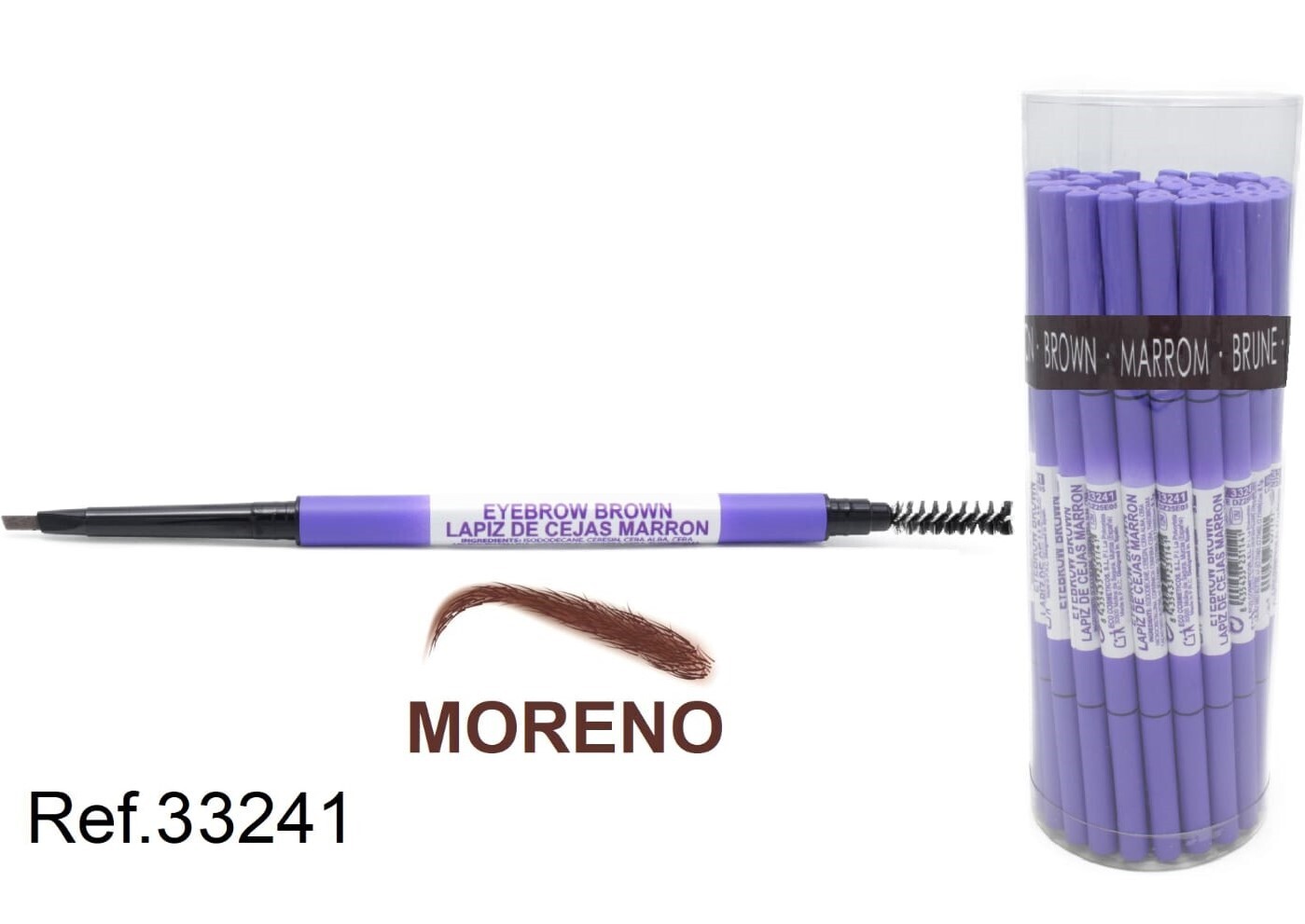 LAPIZ DE CEJAS(0.55€ UNIDAD) PACK 25 LETICIA WELL