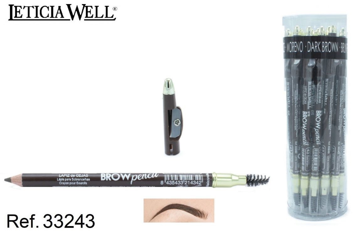 LAPIZ DE CEJAS(0.49€ UNIDAD) PACK 20 LETICIA WELL