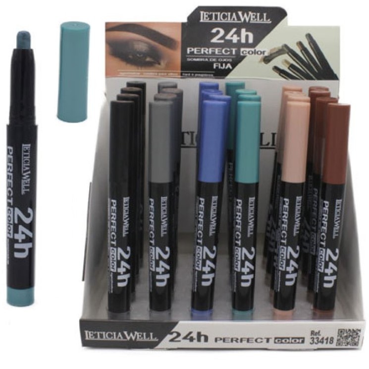 SOMBRA DE OJOS (0.65€ UNIDAD) PACK 24 LETICIA WELL