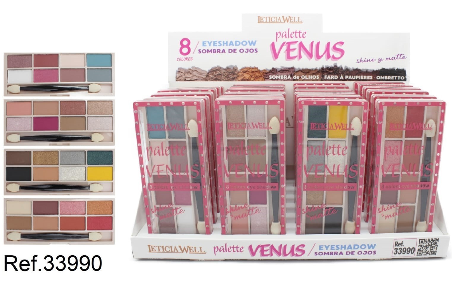 SOMBRA DE OJOS(0.75€ UNIDAD) PACK 24 LETICIA WELL
