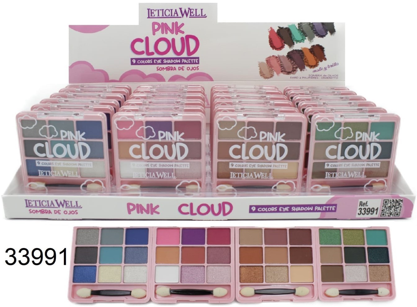 SOMBRA DE OJOS(0.75€ UNIDAD) PACK 24 LETICIA WELL