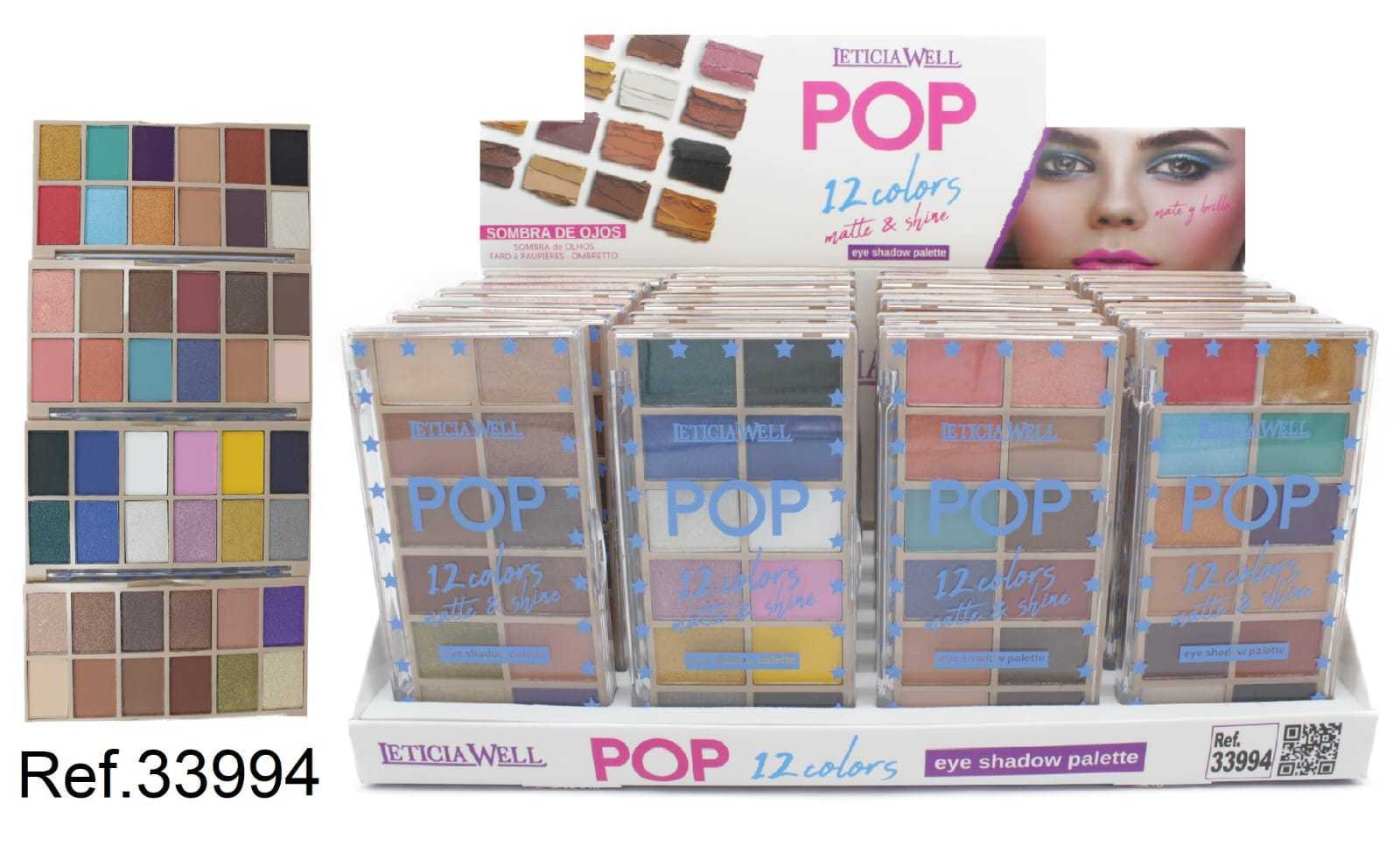 SOMBRA DE OJOS(0,89 € UNIDAD) PACK 24 LETICIA WELL