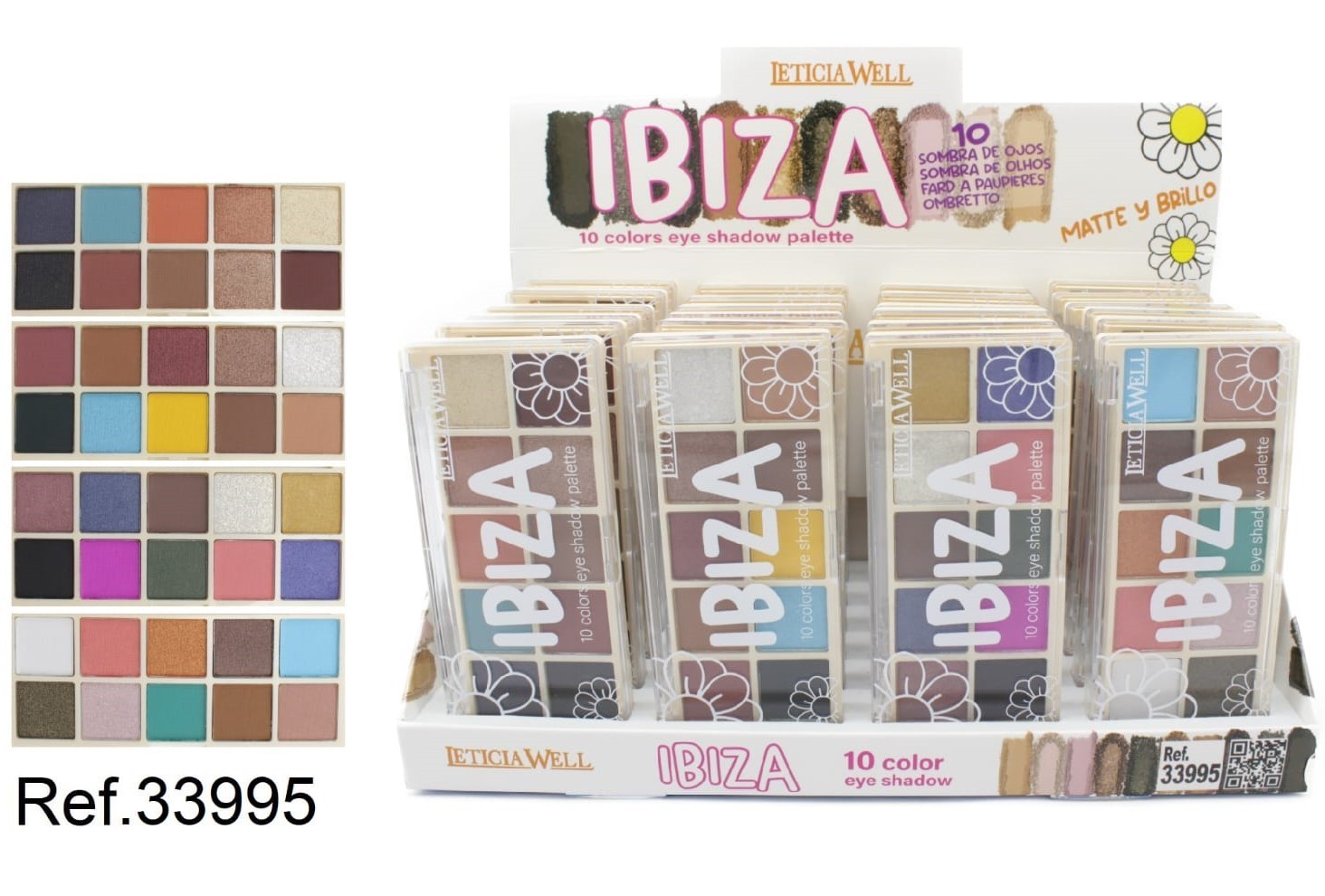SOMBRA DE OJOS(0,81 € UNIDAD) PACK 24 LETICIA WELL