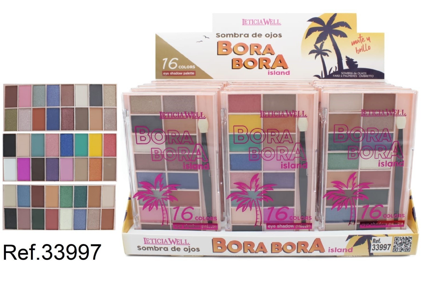 SOMBRA DE OJOS(1.09€ UNIDAD) PACK 18 LETICIA WELL
