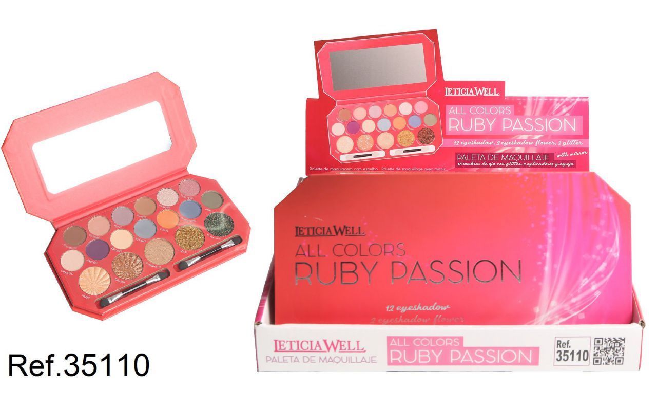 PALETA DE MAQUILLAJE LETICIA WELL