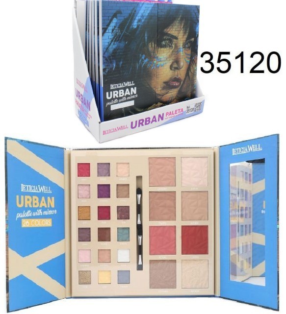 PALETA DE MAQUILLAJE (4,70€ UNIDAD) PACK 6 LETICIA WELL