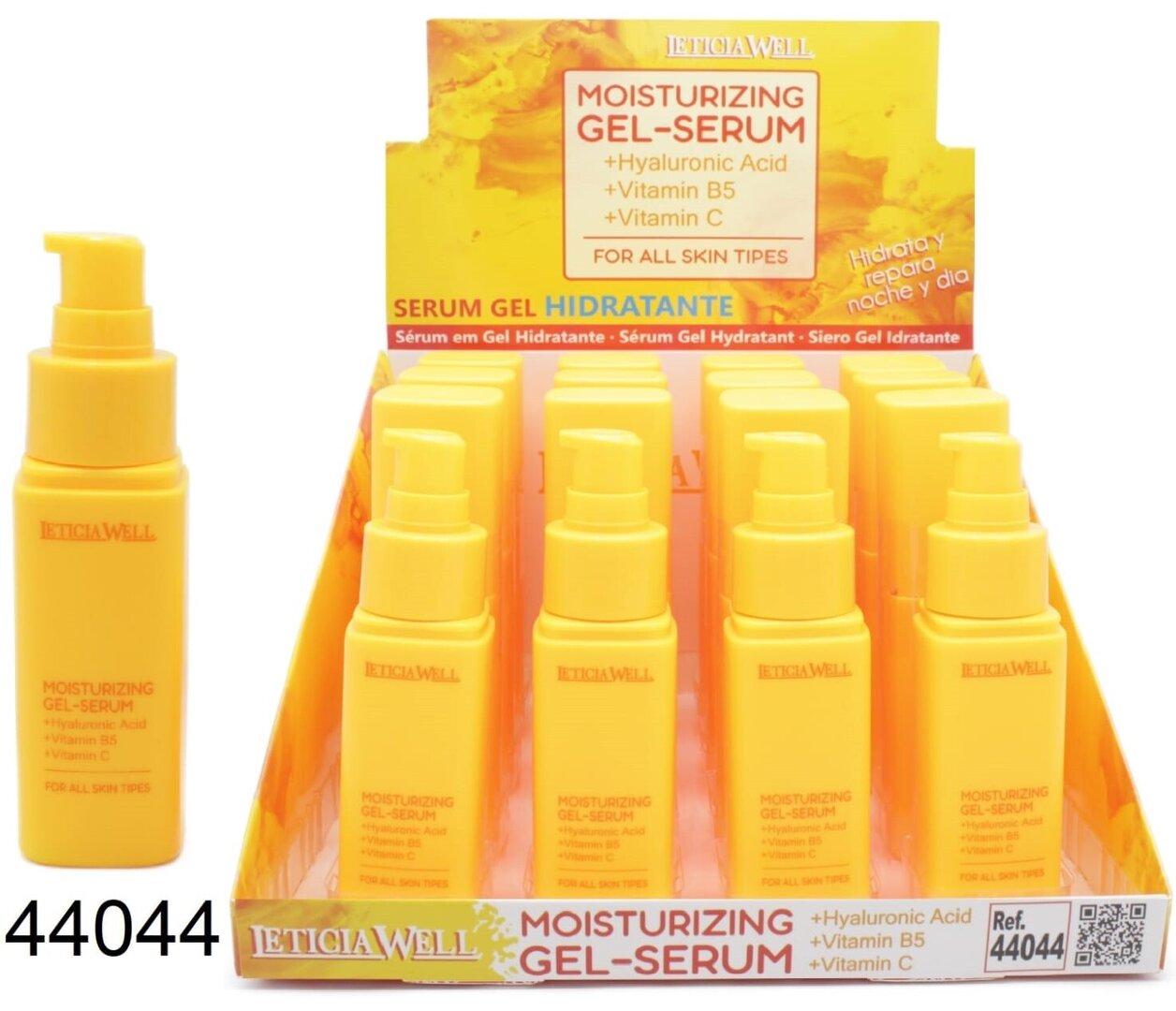 GEL SERUM(1,35€ UNIDAD) PACK 16 LETICIA WELL