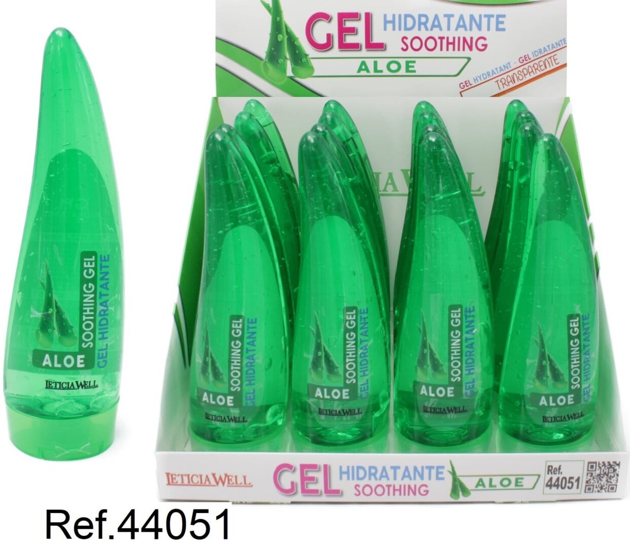 GEL CORPORAL HIDRATANTE ALOE(1,06 € UNIDAD) PACK 16 LETICIA WELL