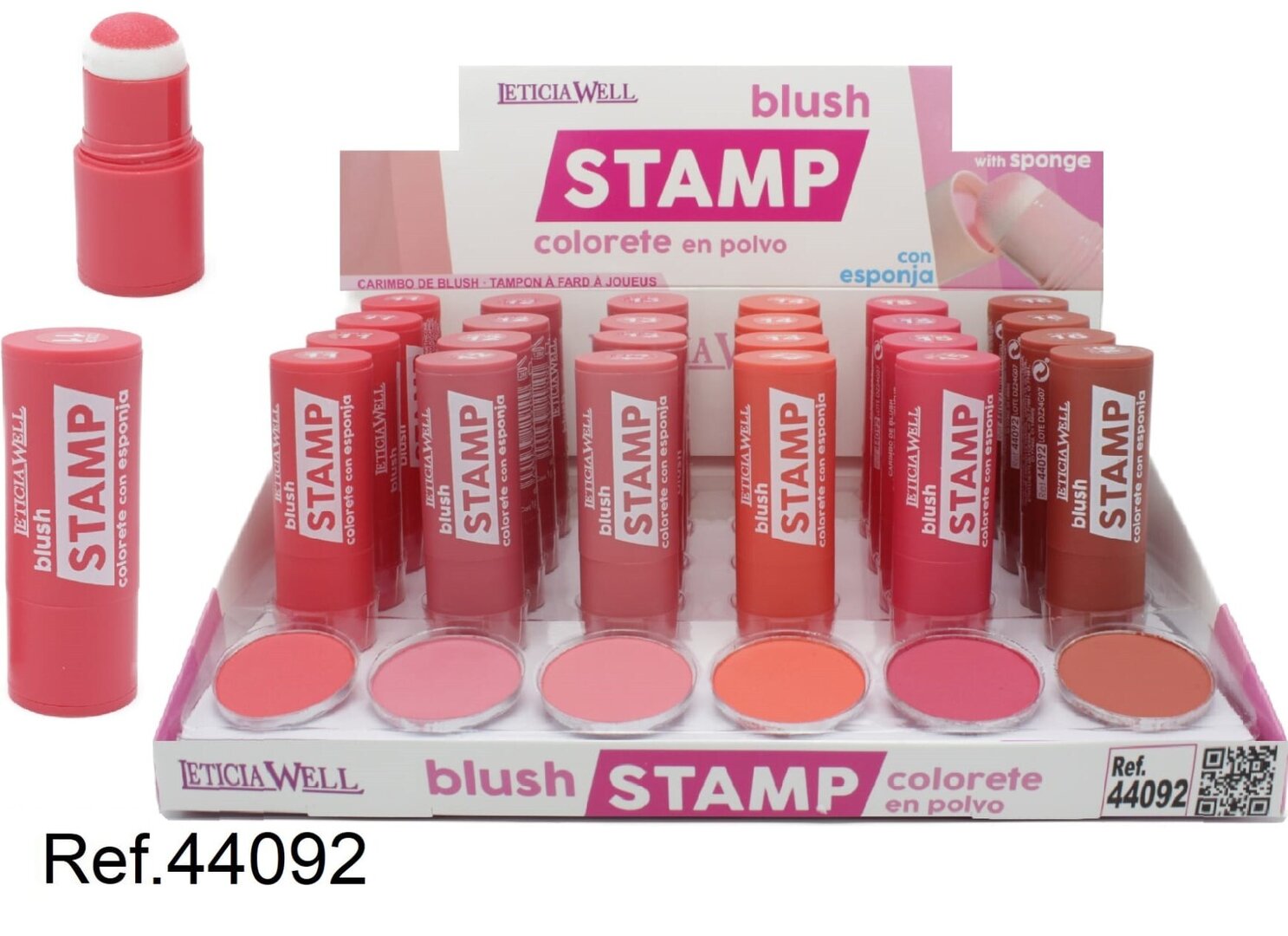 COLORETE POLVO(0,82 € UNIDAD) PACK 24 LETICIA WELL