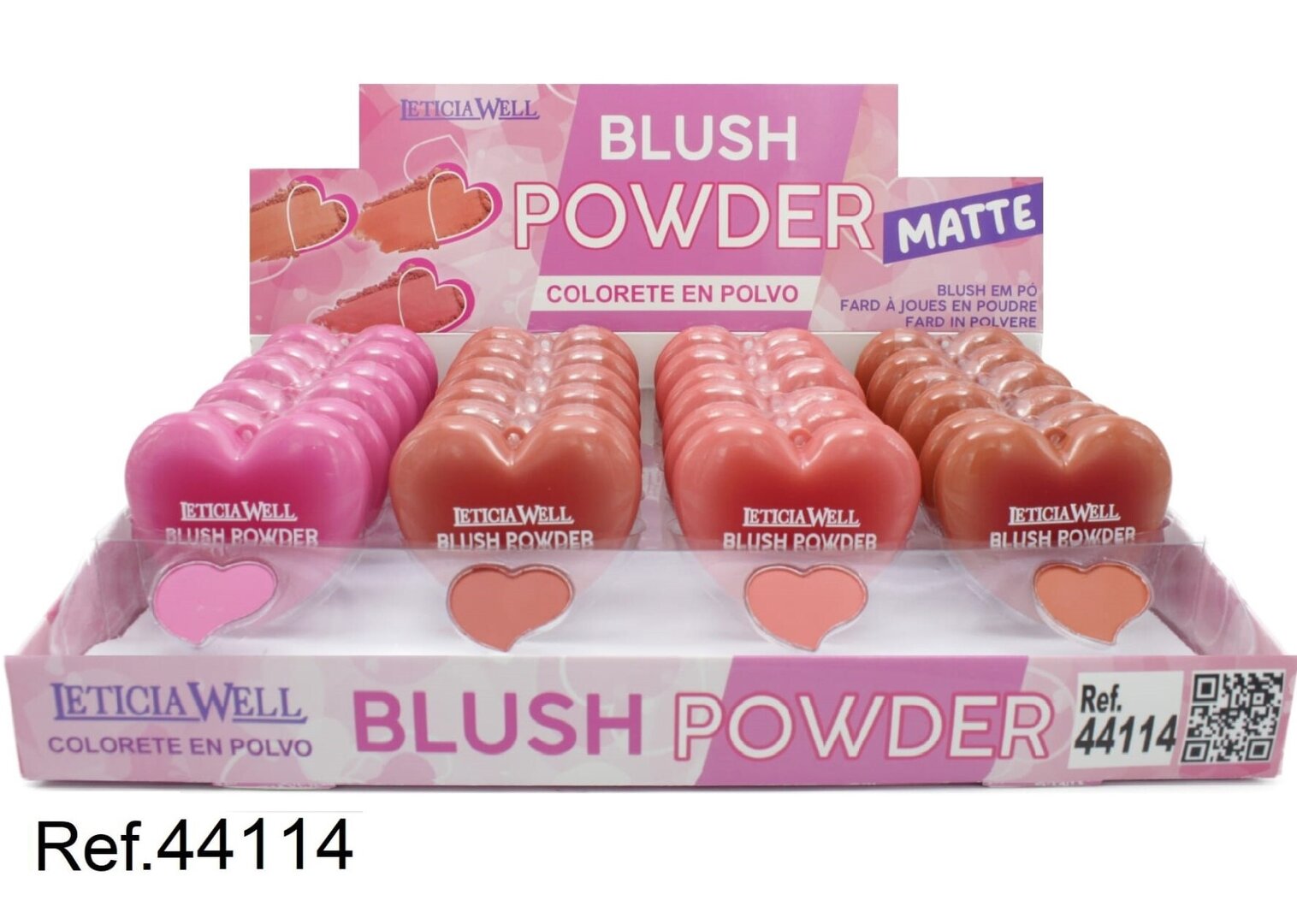 COLORETE EN POLVO(0.75€ UNIDAD) PACK 24 LETICIA WELL