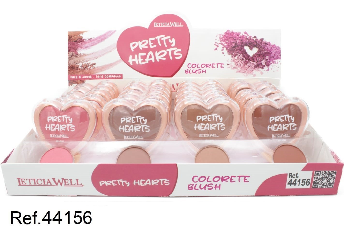 PALETA DE COLORETES (0,70€ UNIDAD) PACK 24 LETICIA WELL