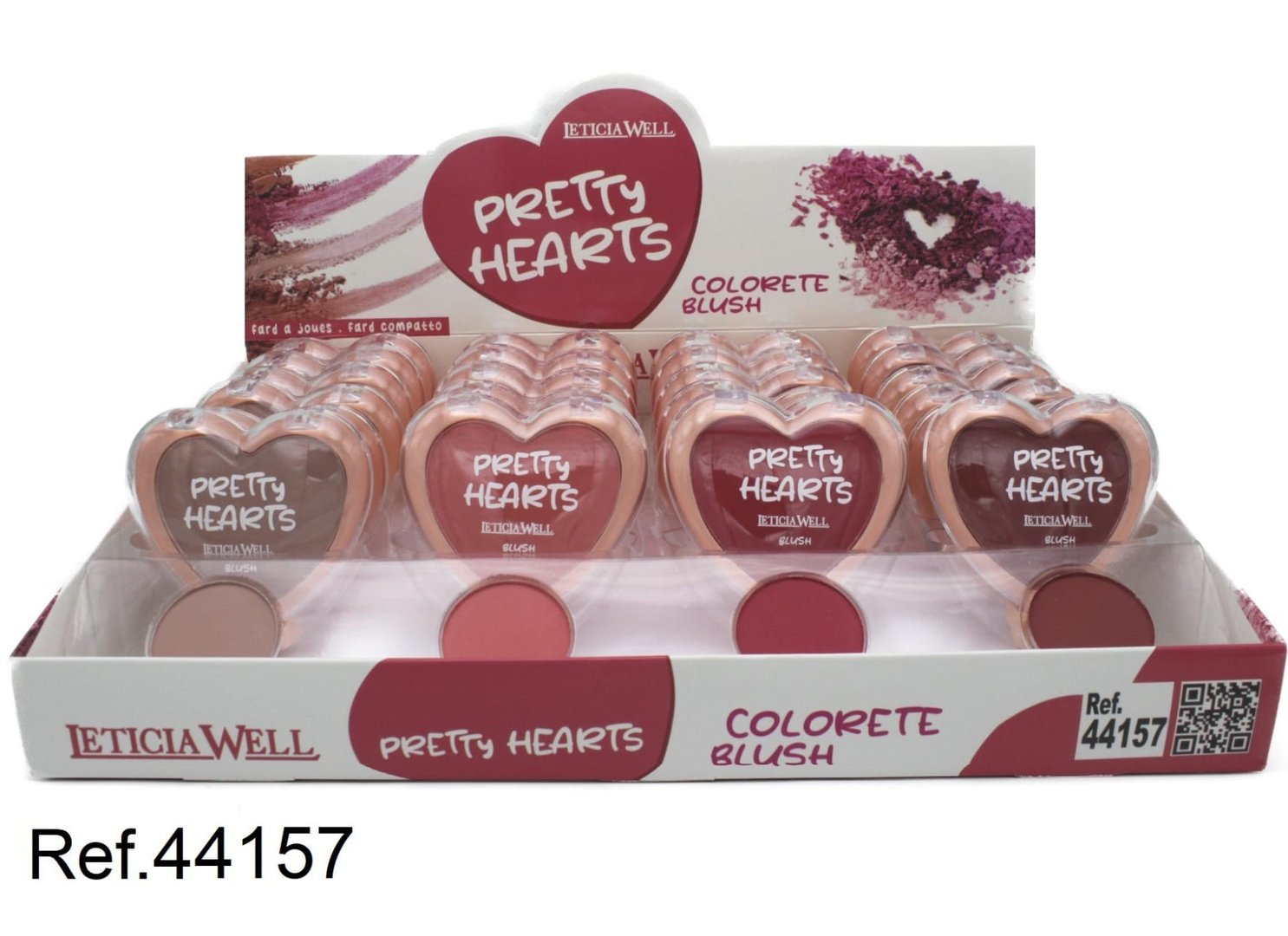 PALETA DE COLORETES (0.69€ UNIDAD) PACK 24 LETICIA WELL
