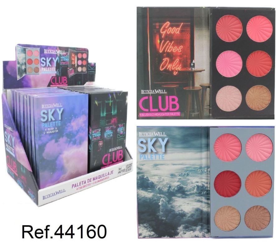 COLORETE + ILUMINADOR (2.20€ UNIDAD) PACK 16 LETICIA WELL