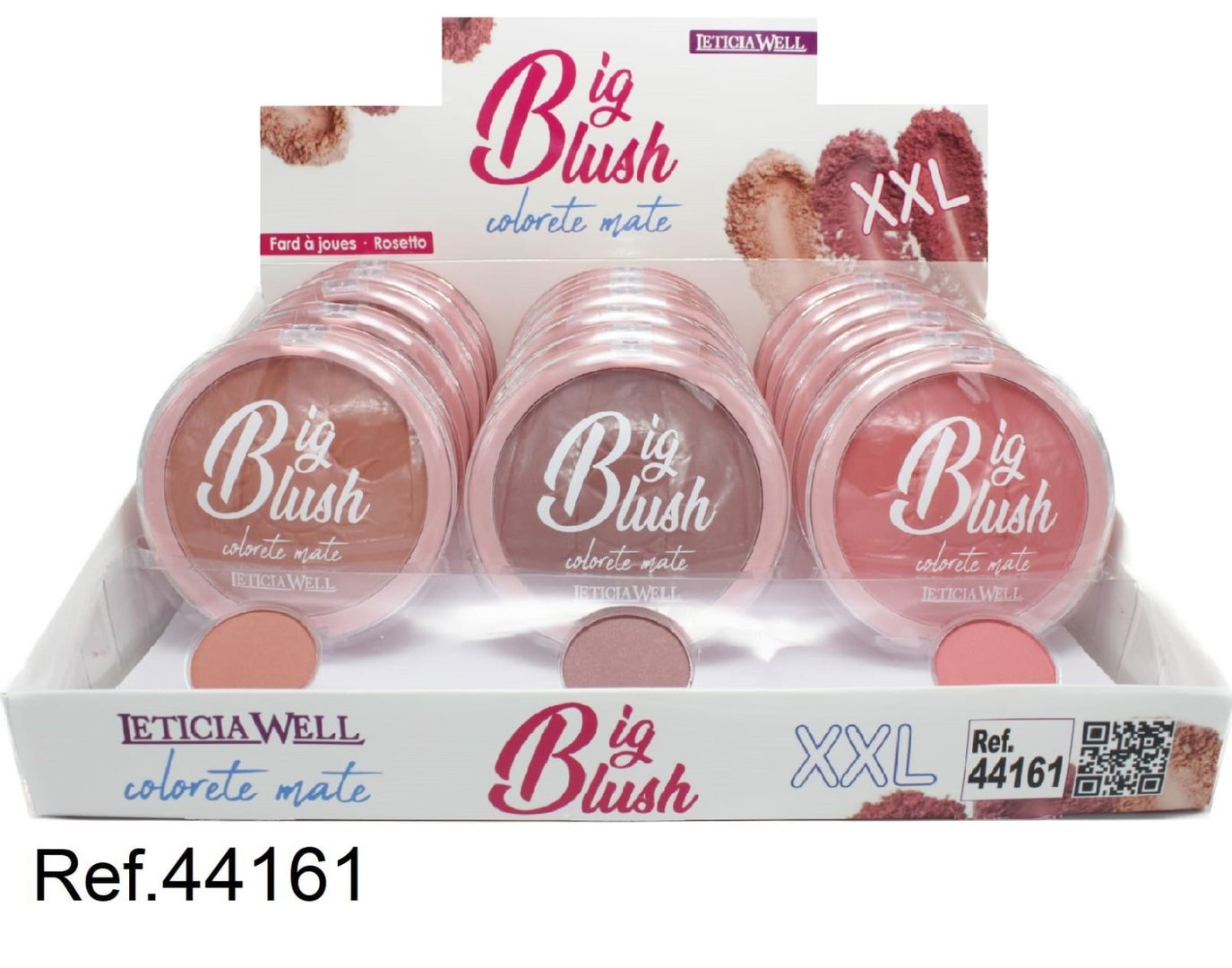 COLORETE BLUSH (1,39€ UNIDAD) PACK 18 LETICIA WELL
