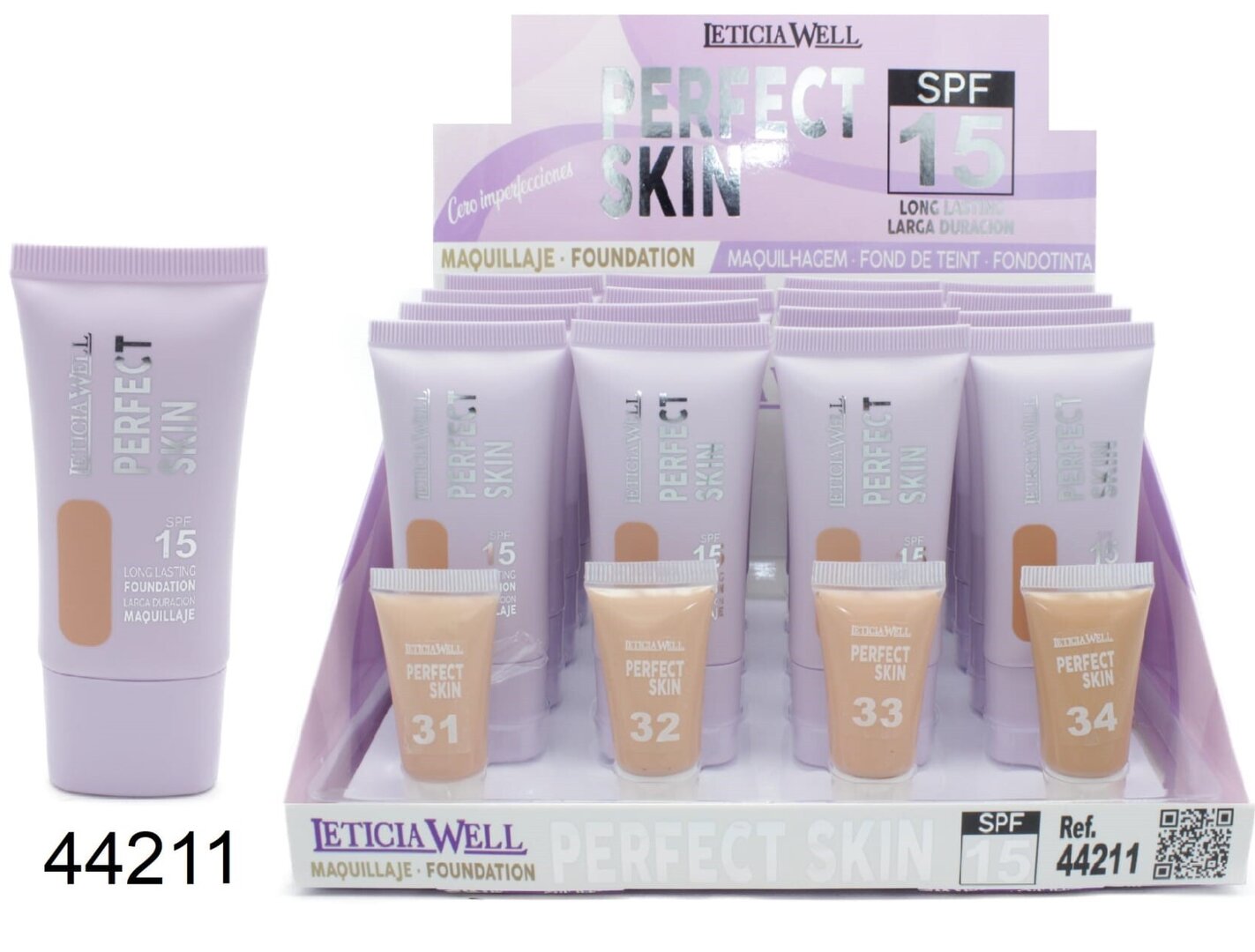 MAQUILLAJE (0,82 € UNIDAD) PACK 16 LETICIA WELL
