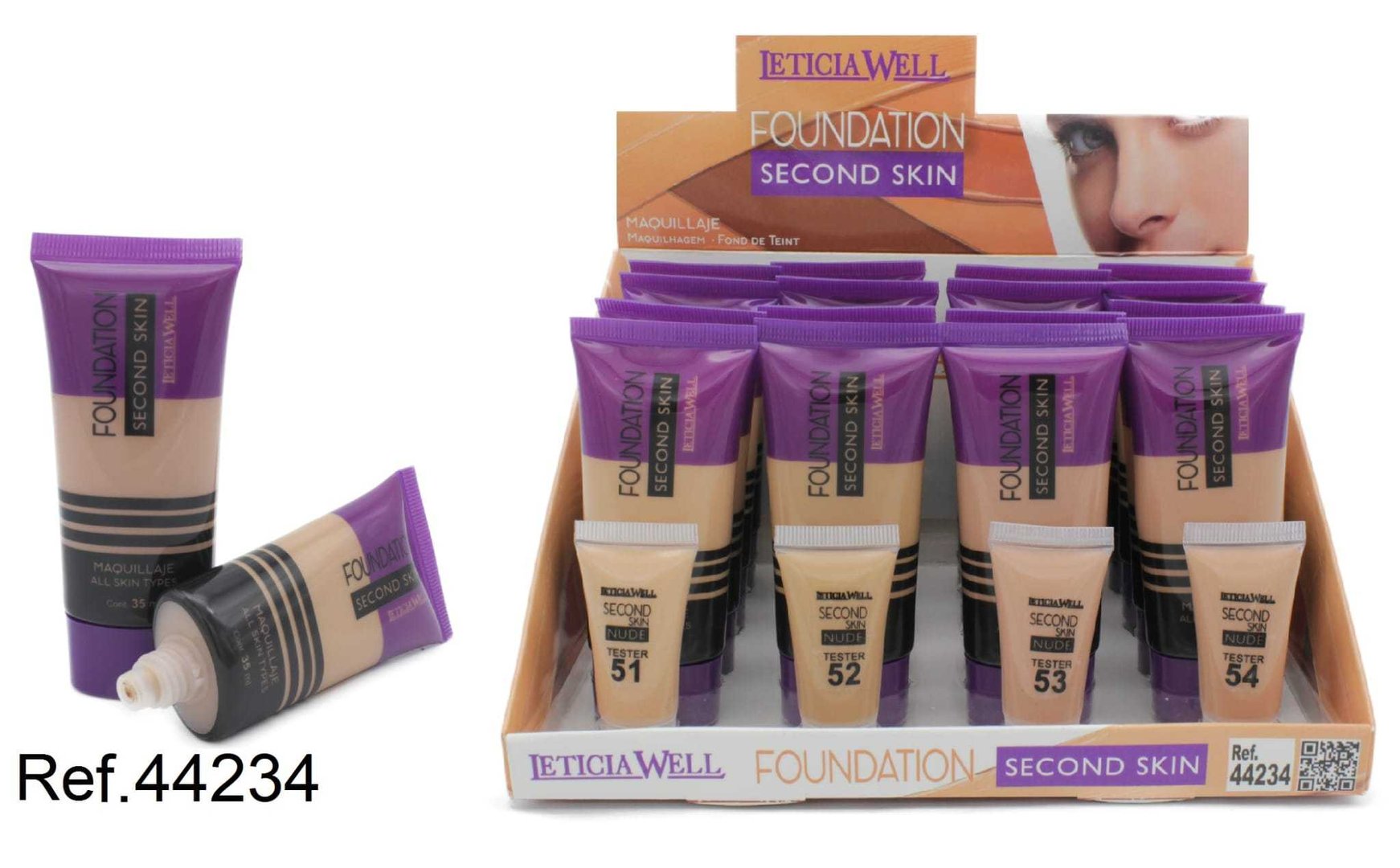 MAQUILLAJE (0.80€ UNIDAD) PACK 16 LETICIA WELL