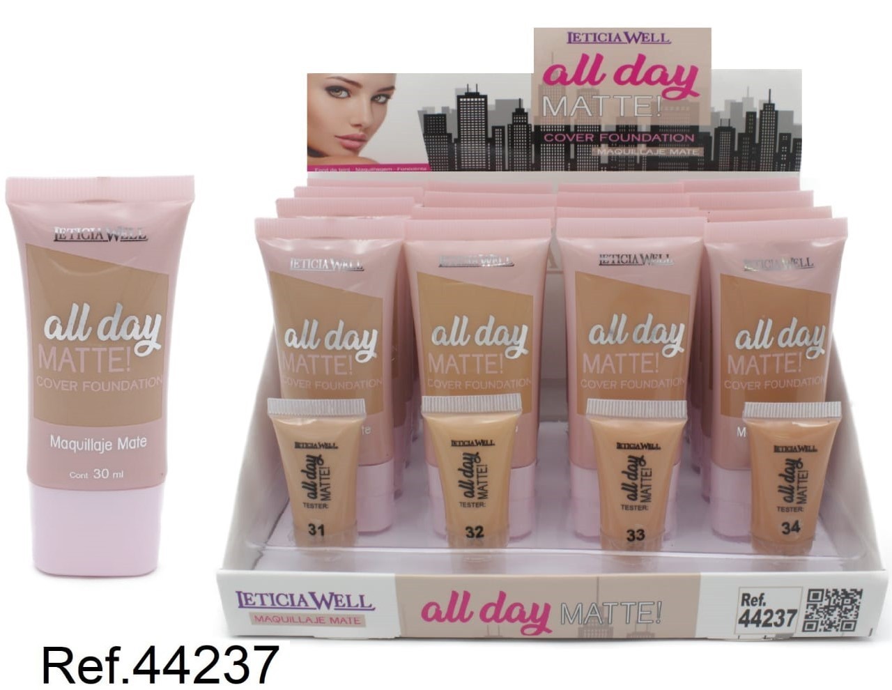 MAQUILLAJE (0.79€ UNIDAD) PACK 16 LETICIA WELL