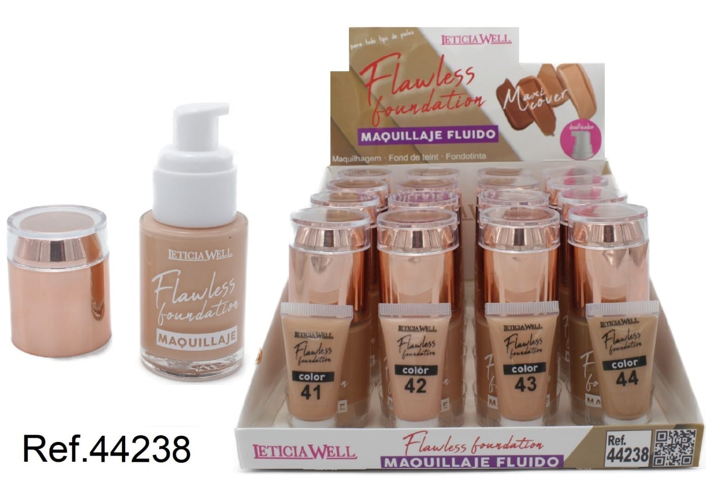 MAQUILLAJE (1,25 € UNIDAD) PACK 16 LETICIA WELL