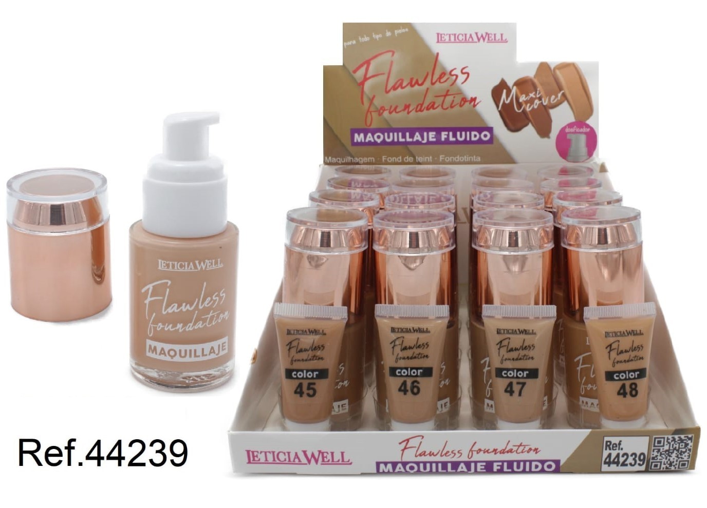 MAQUILLAJE (1,25 € UNIDAD) PACK 16 LETICIA WELL