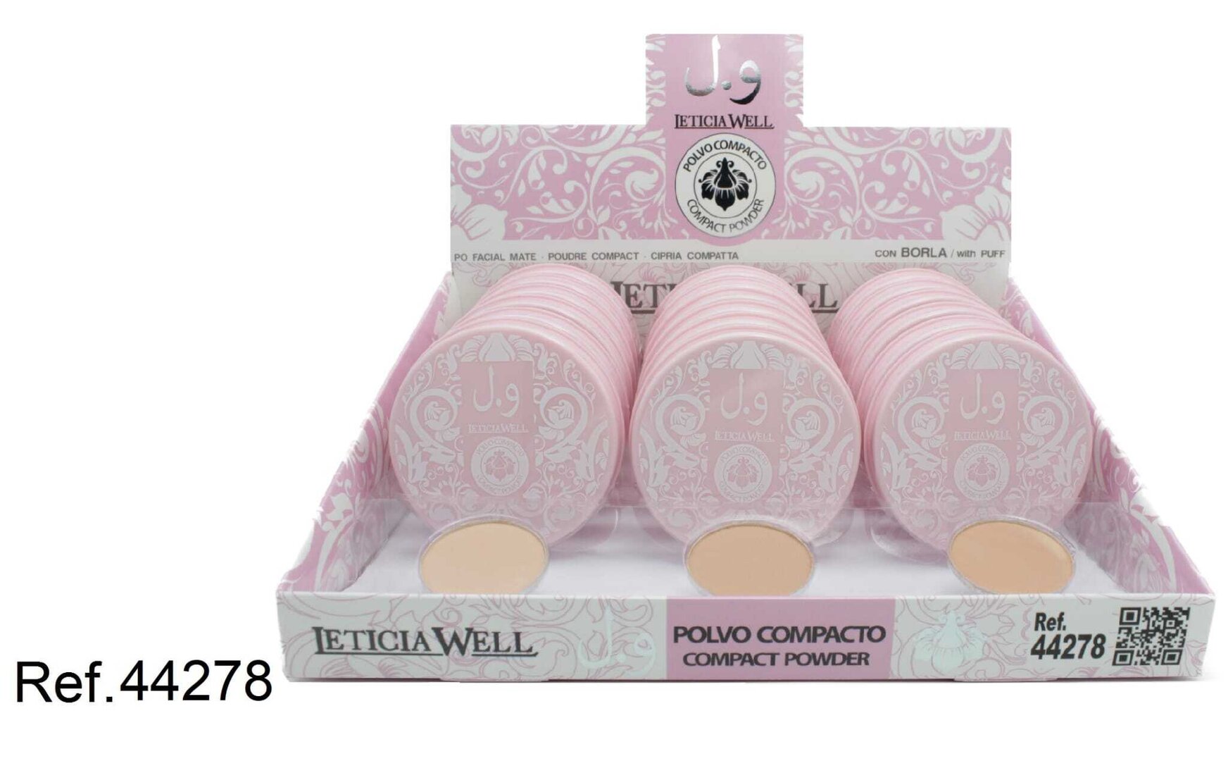 POLVO COMPACTO (0.72€ UNIDAD) PACK 18 LETICIA WELL