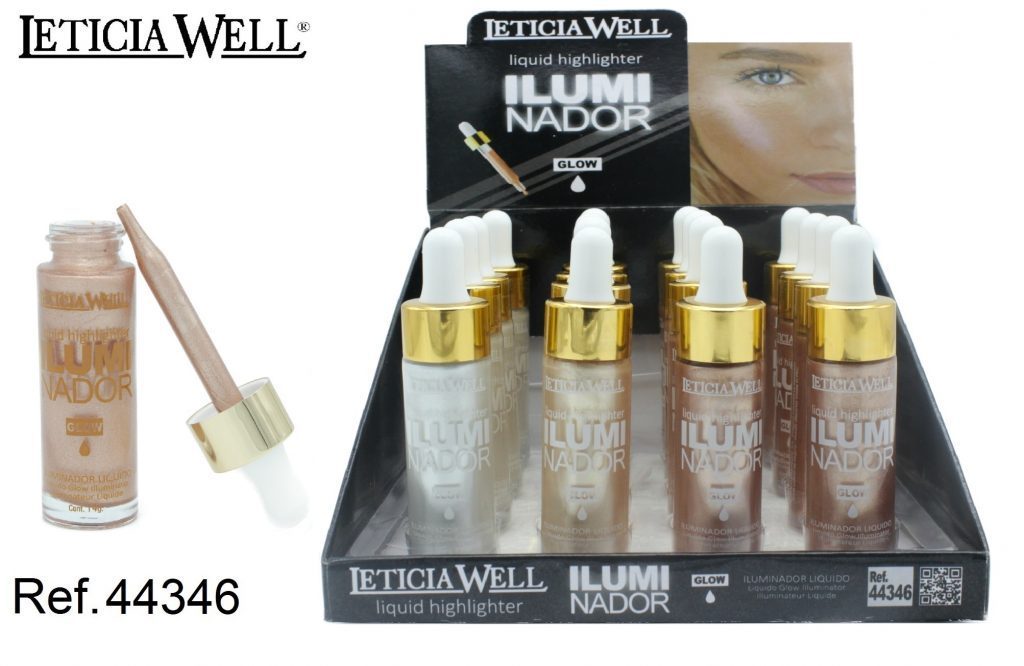 Iluminador LIQUIDO Gotero (1,30€ UNIDAD) PACK 16 LETICIA WELL