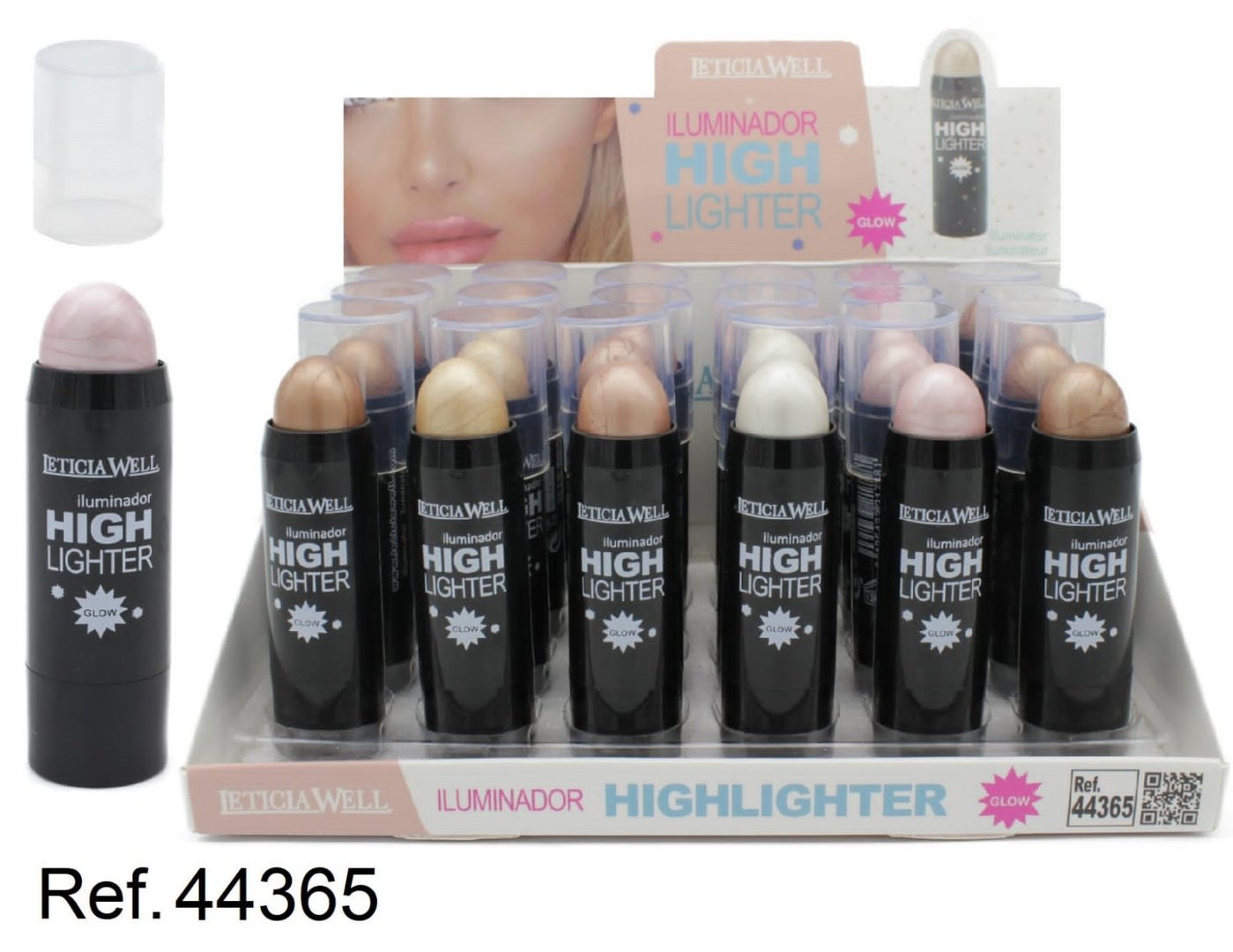 STICK ILUMINADOR (0.90€‚ UNIDAD) PACK 24 LETICIA WELL