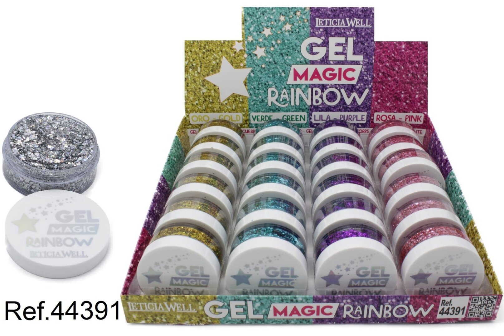 GEL MAGIC (0.95€‚ UNIDAD) PACK 24 LETICIA WELL