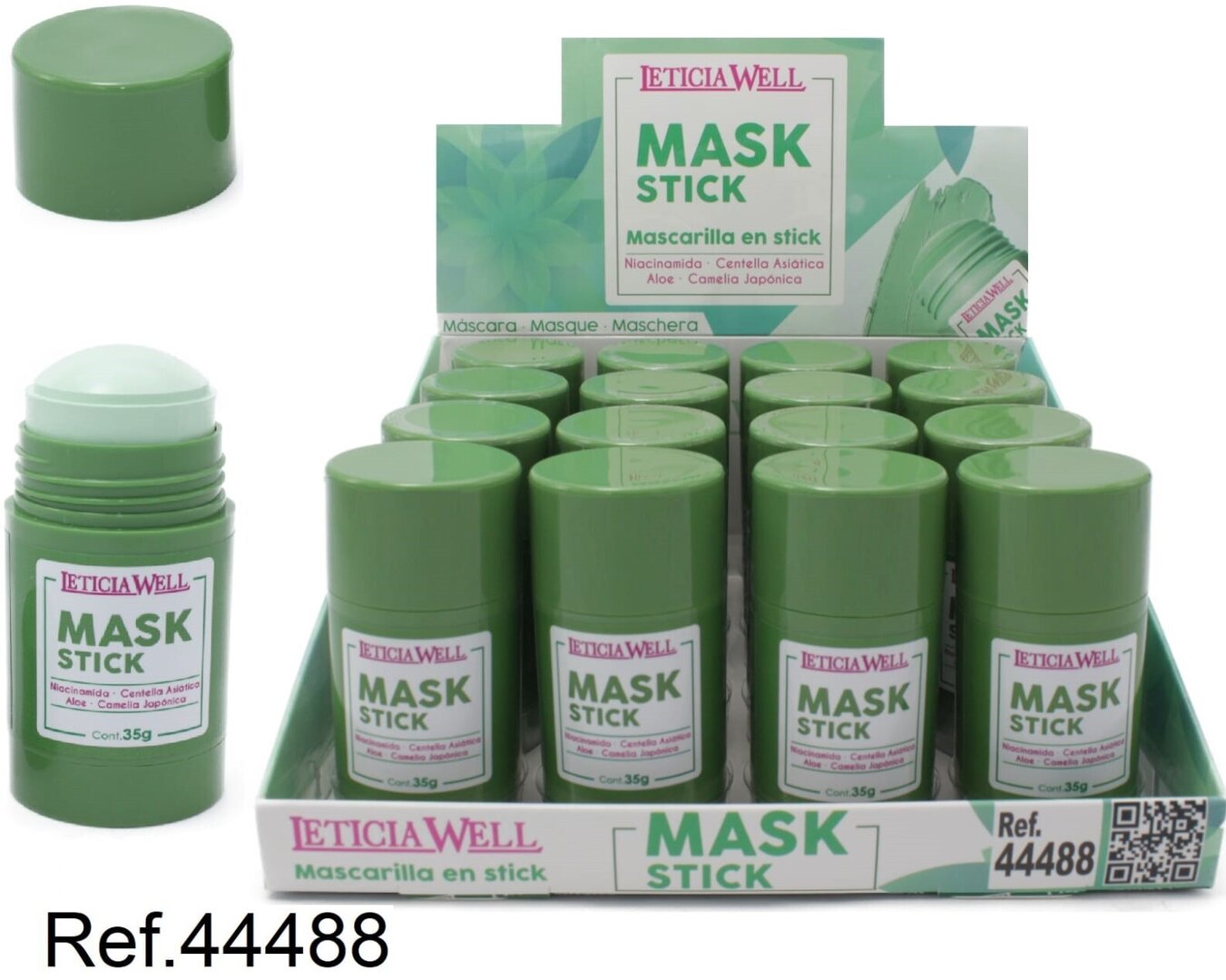 MASCARILLA BARRA (1,35 € UNIDAD) PACK 16 LETICIA WELL