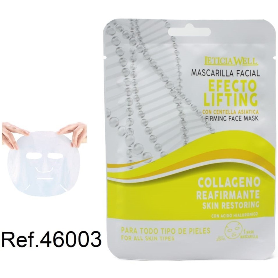 MASCARILLA FACIAL (0,55€‚UNIDAD) PACK 12 LETICIA WELL