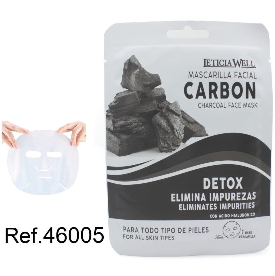 MASCARILLA FACIAL (0,55€‚UNIDAD) PACK 12 LETICIA WELL