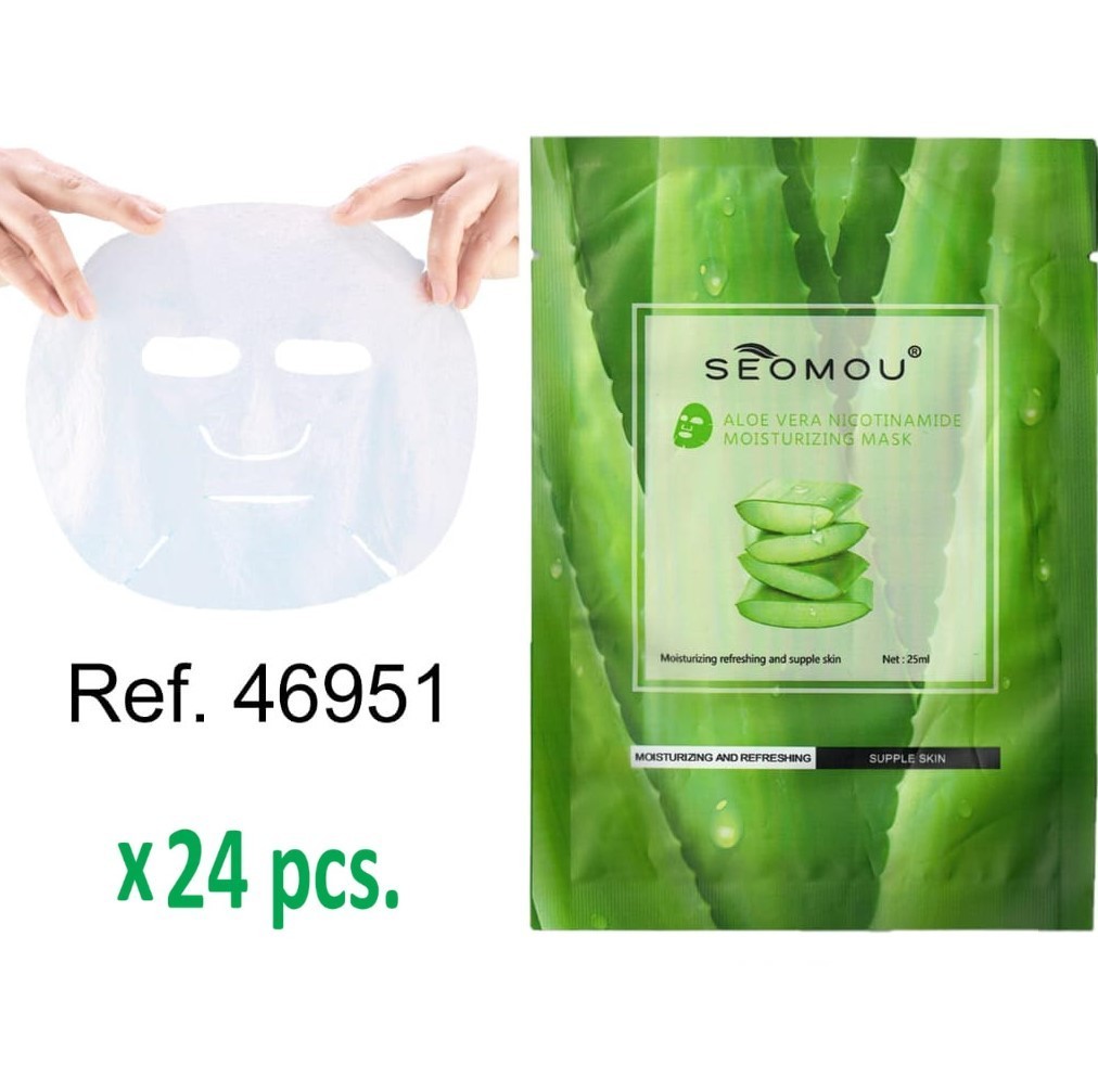 MASCARILLA FACIAL (0,55€‚UNIDAD) PACK 24 LETICIA WELL
