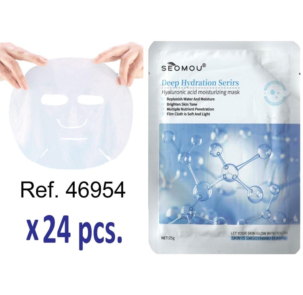 MASCARILLA FACIAL (0,55€‚UNIDAD) PACK 24 LETICIA WELL
